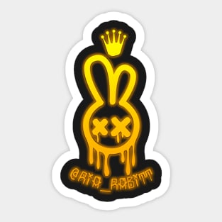 Ria Rabitt Gold Glow Sticker